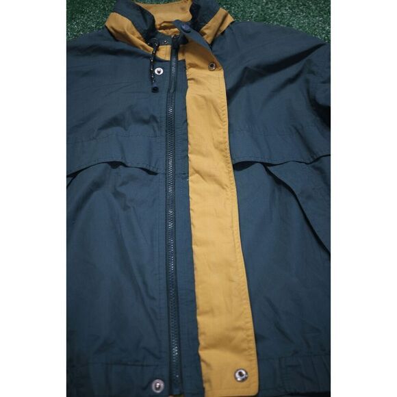 Vintage London Fog Outdoor Gear Jacket - Green/Yellow Windbreaker, Size Medium - Picture 3 of 10